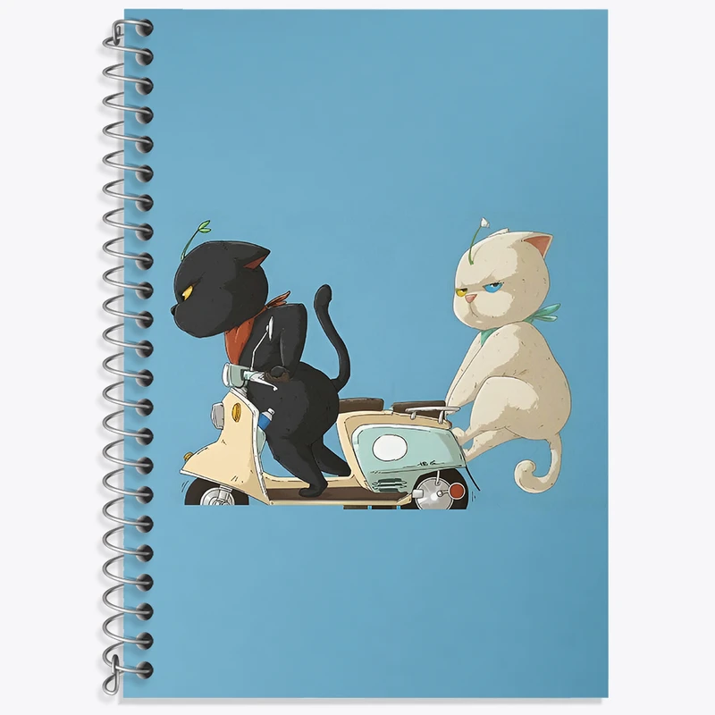 دفتر نت موسیقی 50 برگ خندالو طرح گربه های بامزه کد N4010