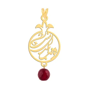 آویز گردنبند طلا 18 عیار زنانه فرشته طرح انار تو شب یلدای منی WNLASZ-000039