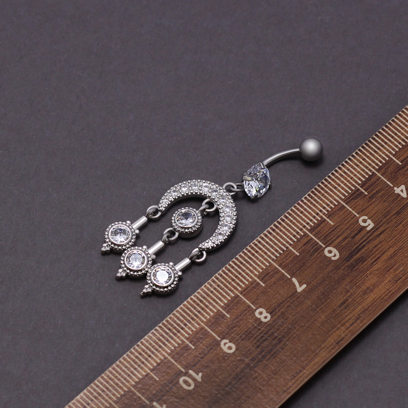 پیرسینگ ناف زنانه پایتخت مدل PS107_A2 پیرسینگ ناف زنانه پایتخت مدل PS107_A2