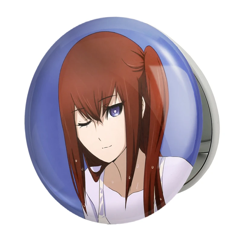 آینه جیبی خندالو طرح کوریسو انیمه اشتاینز گیت مدل تاشو کد 17498 