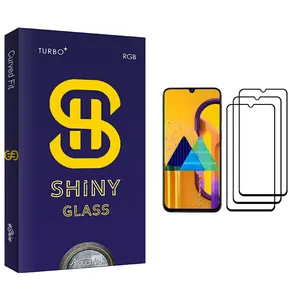Atouchbo Shiny Glass Screen Protector For Samsung Galaxy M30s Pack Of 3