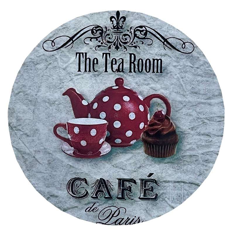 زیر بشقابی طرح قوری