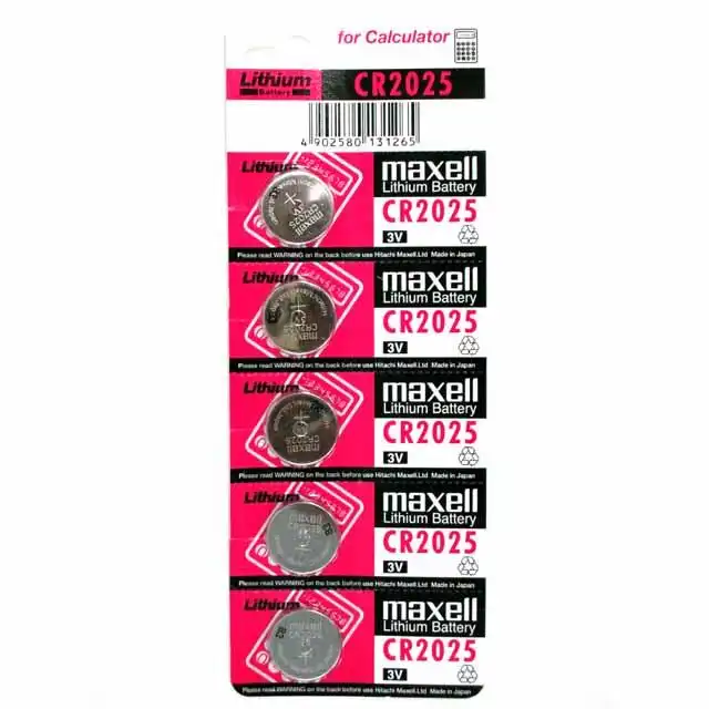 باتری سکه ای مدل CR2025 بسته ۵ عددی