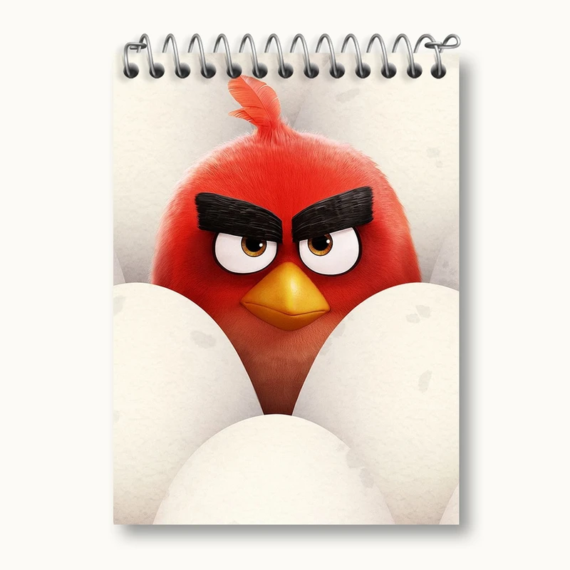 دفتر یادداشت 50 برگ خندالو مدل پرندگان خشمگین Angry Birds کد 13876