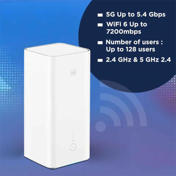 قیمت و خرید مودم 5G/TD-LTE هوآوی مدل H158-381 5G CPE PRO5