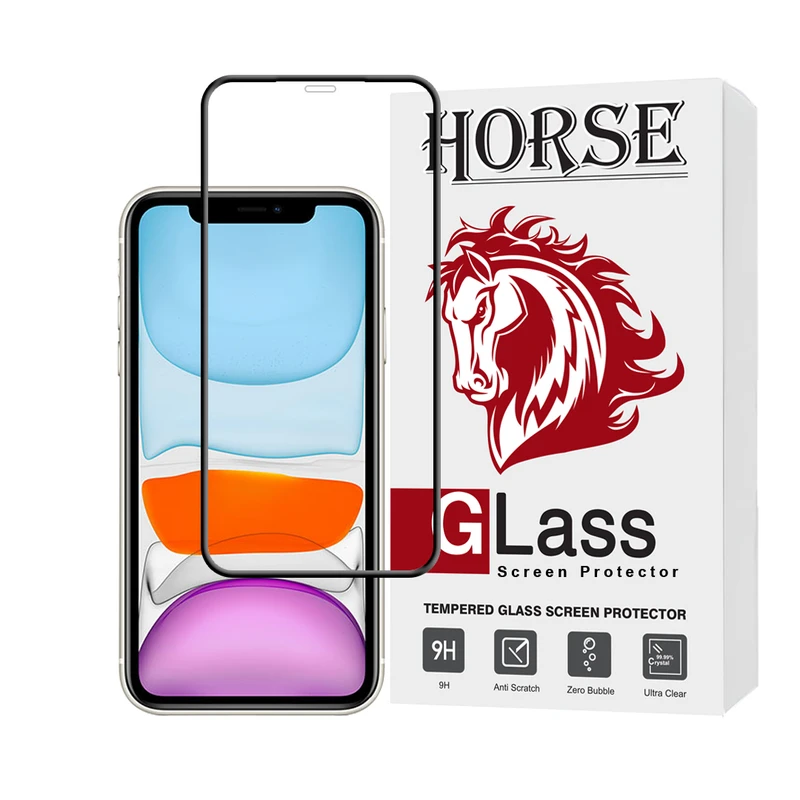 محافظ صفحه نمایش هورس مدل BAGAIRH مناسب برای گوشی موبایل اپل iPhone 11 / iPhone XR