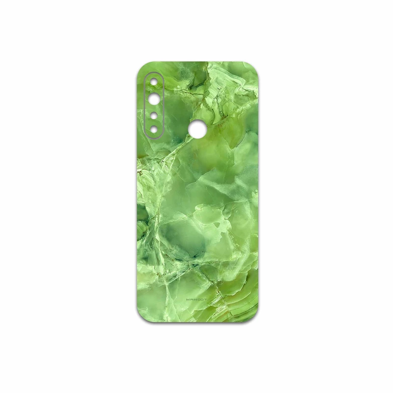 برچسب پوششی ماهوت مدل Green-Crystal-Marble مناسب برای گوشی موبایل جی پلاس P10 Plus