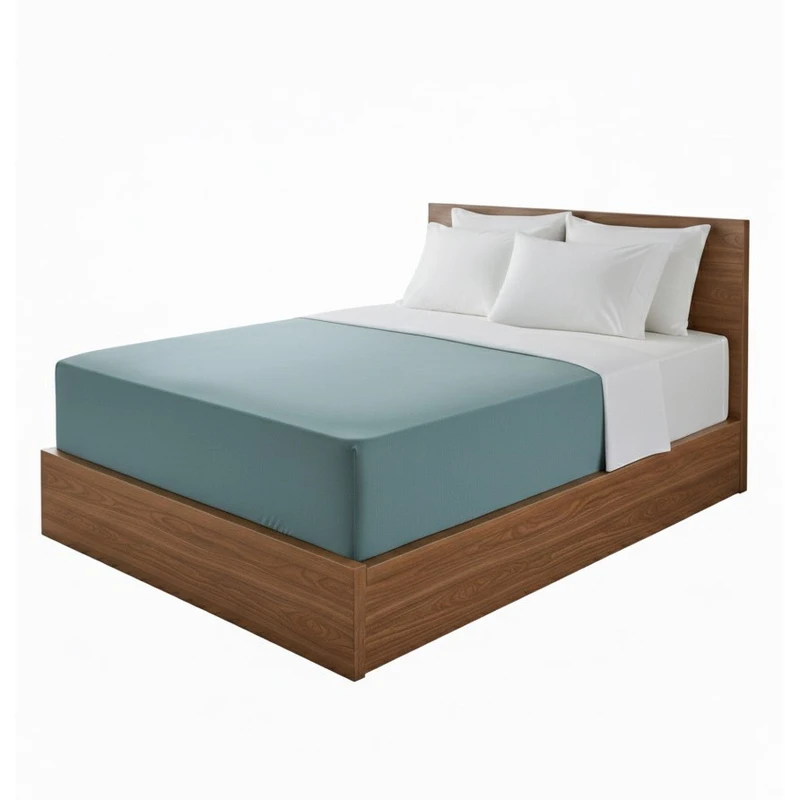 ملحفه نخ پنبه انگلیش هوم مدل New Plain دو نفره سایز 200x200 سانتی‌متر
