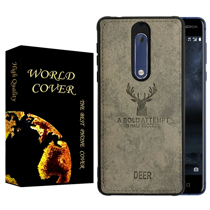 کاور دنیای قاب مدل گوزنی کد Deer مناسب برای گوشی موبایل نوکیا Nokia 5
