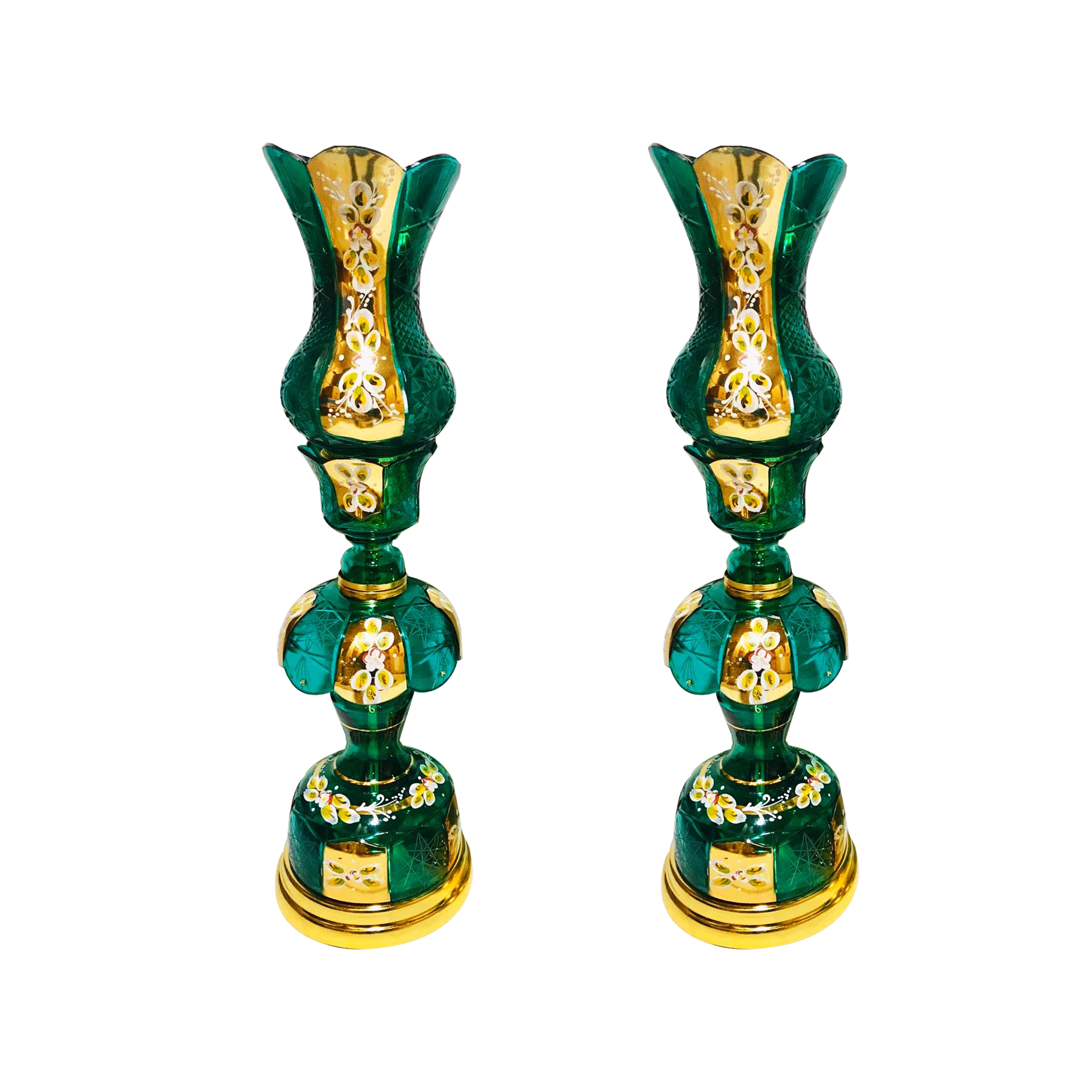 شمعدان طرح لاله آویز مدل چک پرکار کد As3 بسته 2 عددی