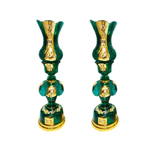 شمعدان طرح لاله آویز مدل چک پرکار کد As3 بسته 2 عددی