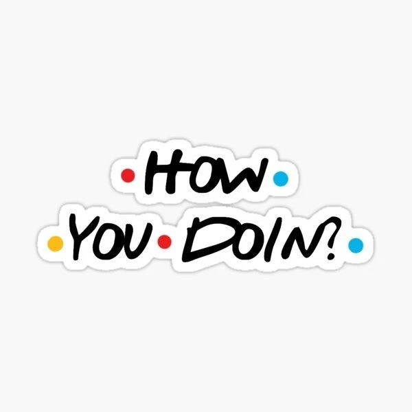 استیکر لپ تاپ طرح فرندز کد 001