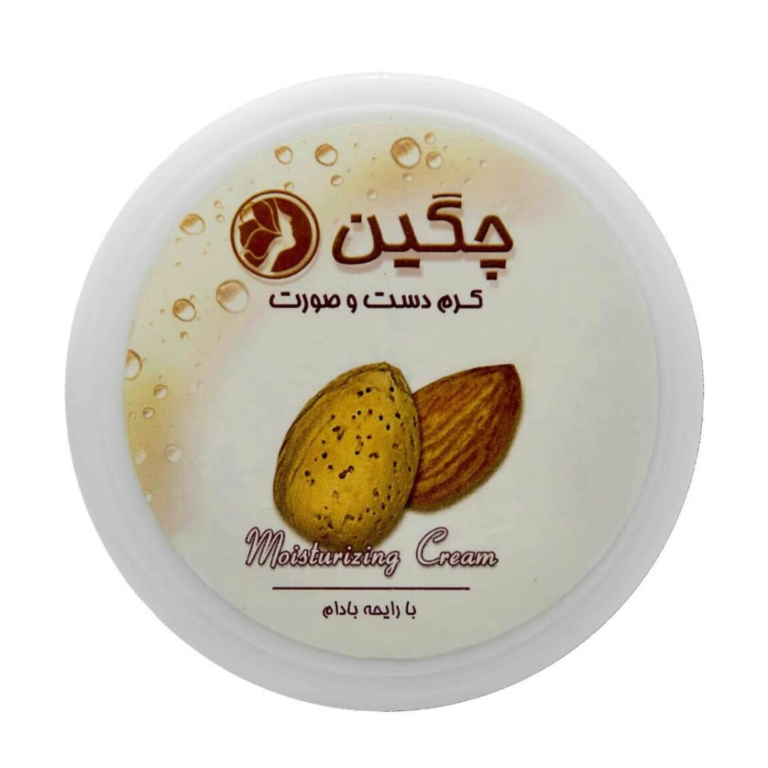 کرم مرطوب کننده چگین مدل بادام حجم 100 میلی لیتر