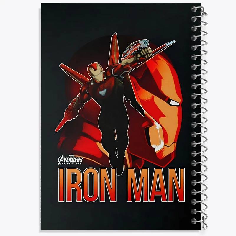 دفتر مشق 100 برگ خندالو طرح مرد آهنی مارول (Marvel) کد N5711