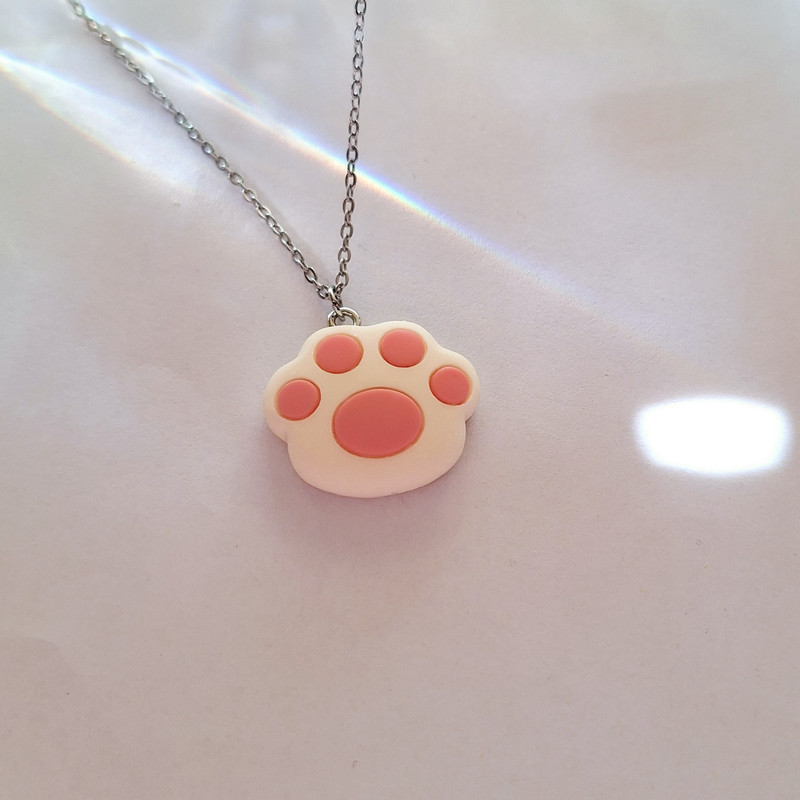 گردنبند دخترانه مدل پنجه گربه