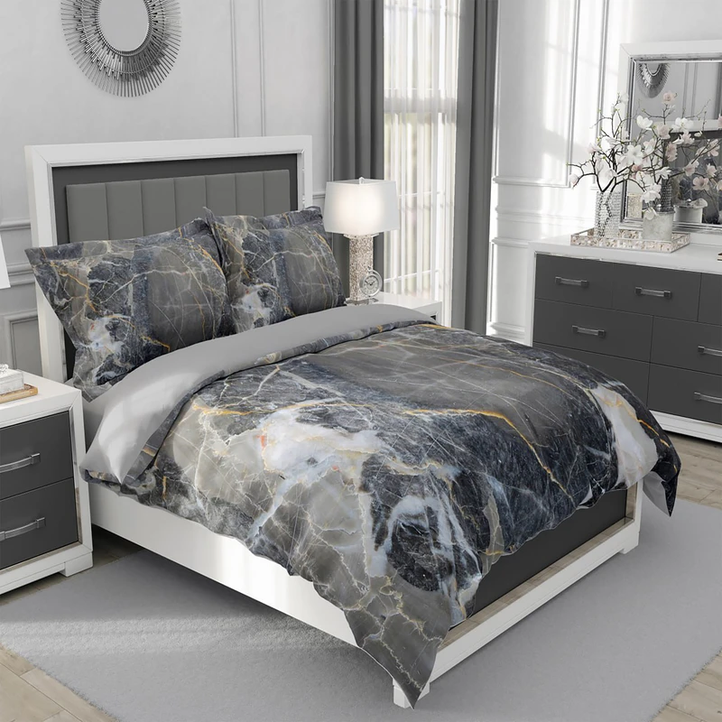 سرویس روتختی مدل ماربل کد 4601 یک نفره 5 تکه