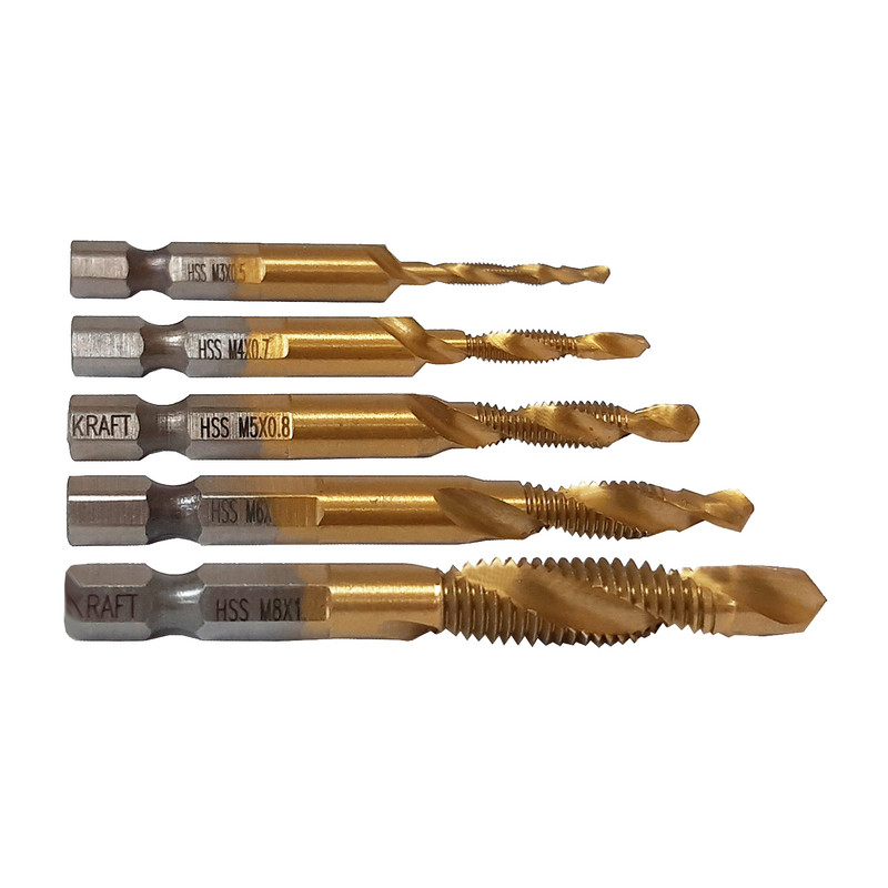 مته قلاویز اچ تی پلاس مدل HT -0034568 مجموعه پنج عددی 