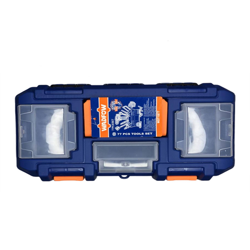 جعبه ابزار و دریل شارژی وادفو مدل WDT1B77 مجموعه 77 عددی جعبه ابزار و دریل شارژی وادفو مدل WDT1B77 مجموعه 77 عددی