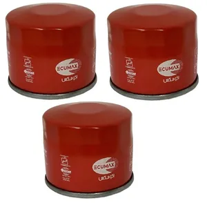 فیلتر روغن اکومکس مدل ECU - 1226 مناسب برای خودرو پراید 131 بسته بندی سه عددی