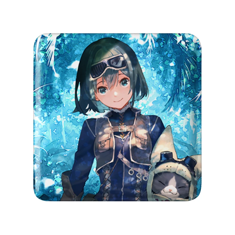 پیکسل خندالو طرح بازی شکارچی هیولا (Monster Hunter) مدل مربعی کد 33185