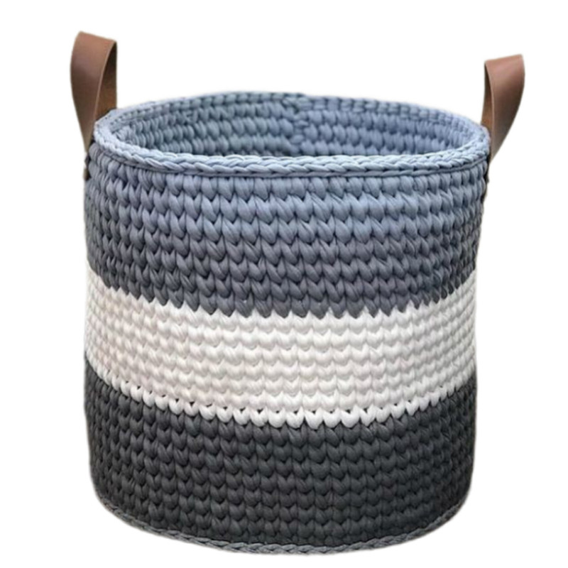 سبدقلاب بافی تریکو مدل دسته دار کد 6