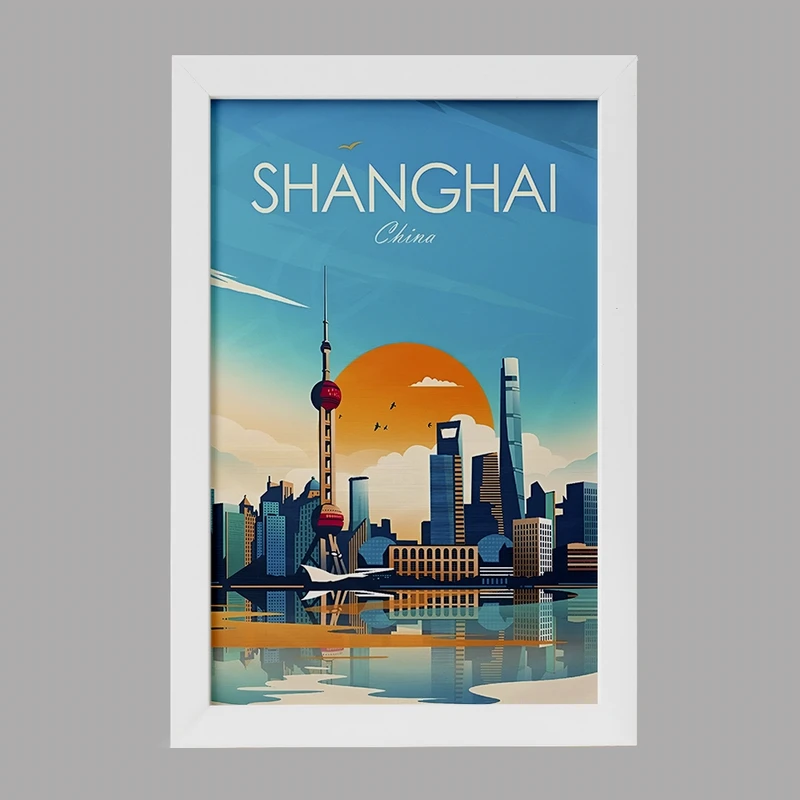 تابلو خندالو مدل شانگهای (Shanghai) کد F6307