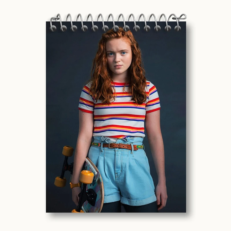 دفتر یادداشت 50 برگ خندالو مدل مکس سریال استرنجر تینگز Stranger Things کد 19313