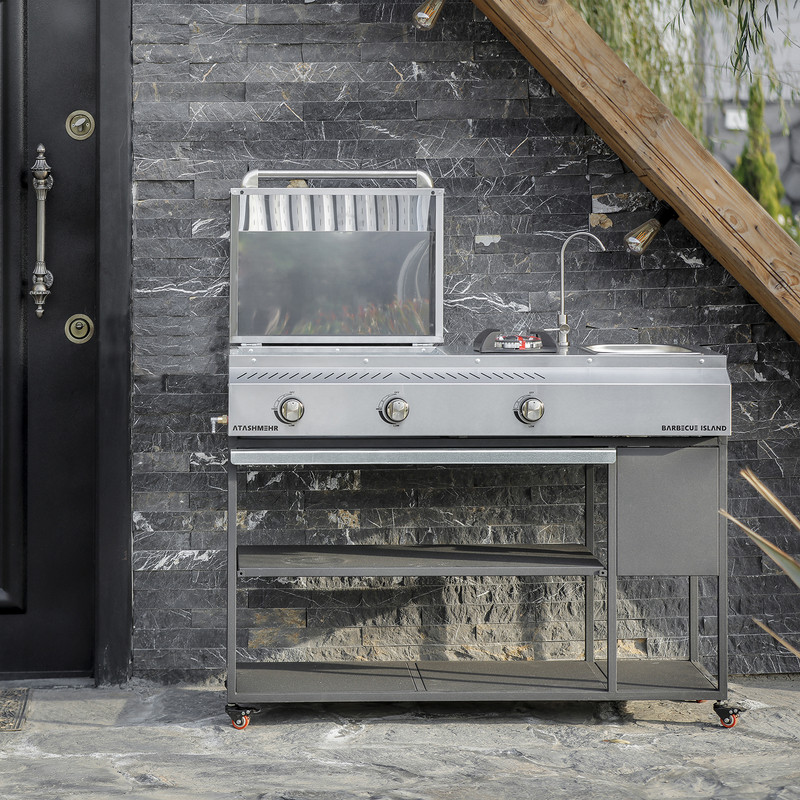 باربیکیو آتش‌ مهر مدل مینی آیلند 102