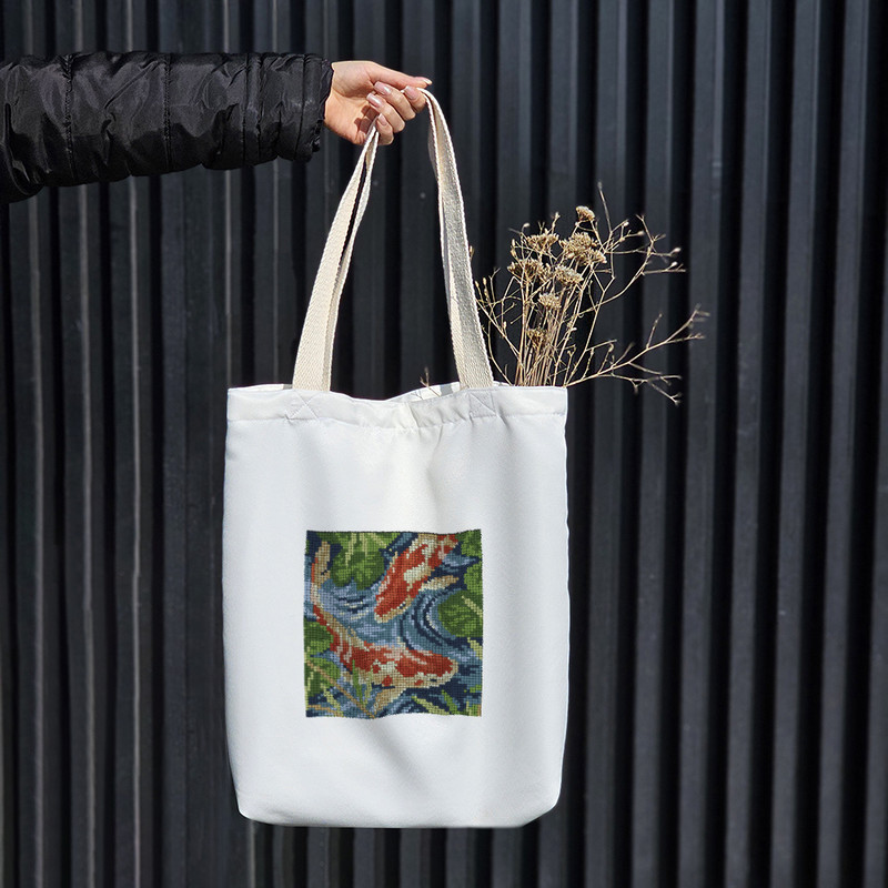 ساک خرید خندالو طرح ماهی قرمز کد 10354