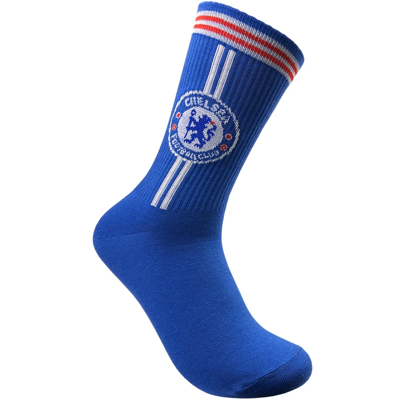 جوراب ورزشی آنتی باکتریال ساق بلند مردانه مدل باشگاه فوتبال چلسی