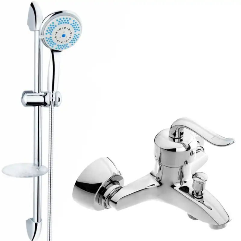 شیر حمام شیرالات رز مدل قاجاری به همراه علم دوش حمام