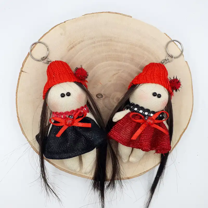 جاکلیدی زنانه مدل عروسک روسی کد mg575