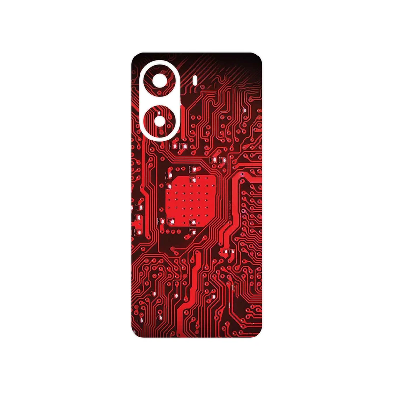 برچسب پوششی ماهوت مدل Red_Printed_Circuit_Board مناسب برای گوشی موبایل شیائومی Poco X7 Pro