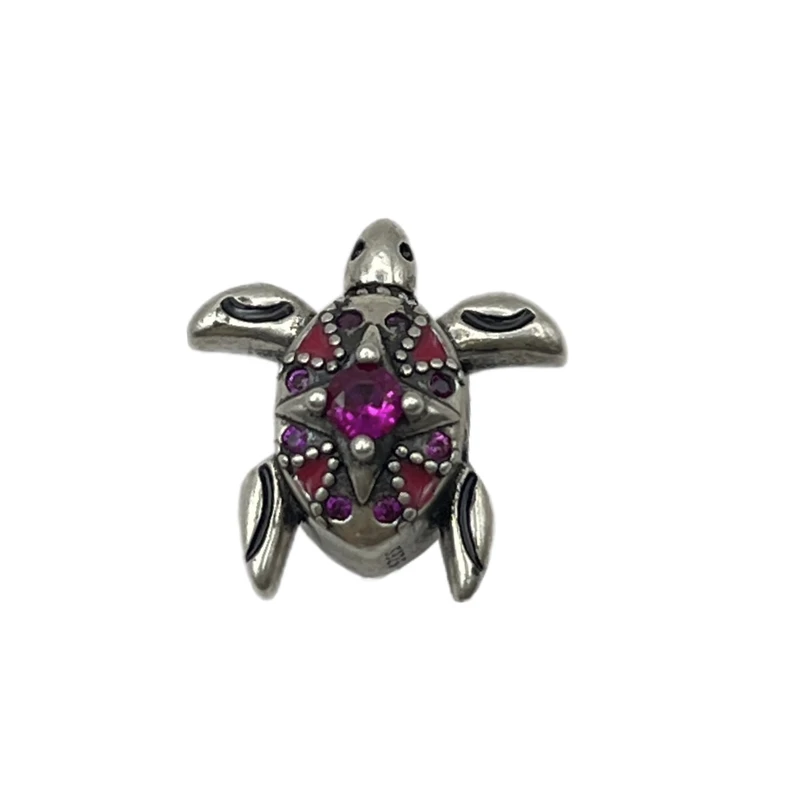 آویز گردنبند نقره زنانه پاندورا مدل Crystal sea turtle 65322