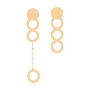 گوشواره طلا 18 عیار زنانه باراد زر مدل جوان BZ40