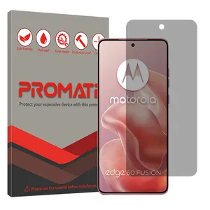 Promate Hydrogel model privacy Screen Protector for Motorola Edge 60 Fusion mobile phone
