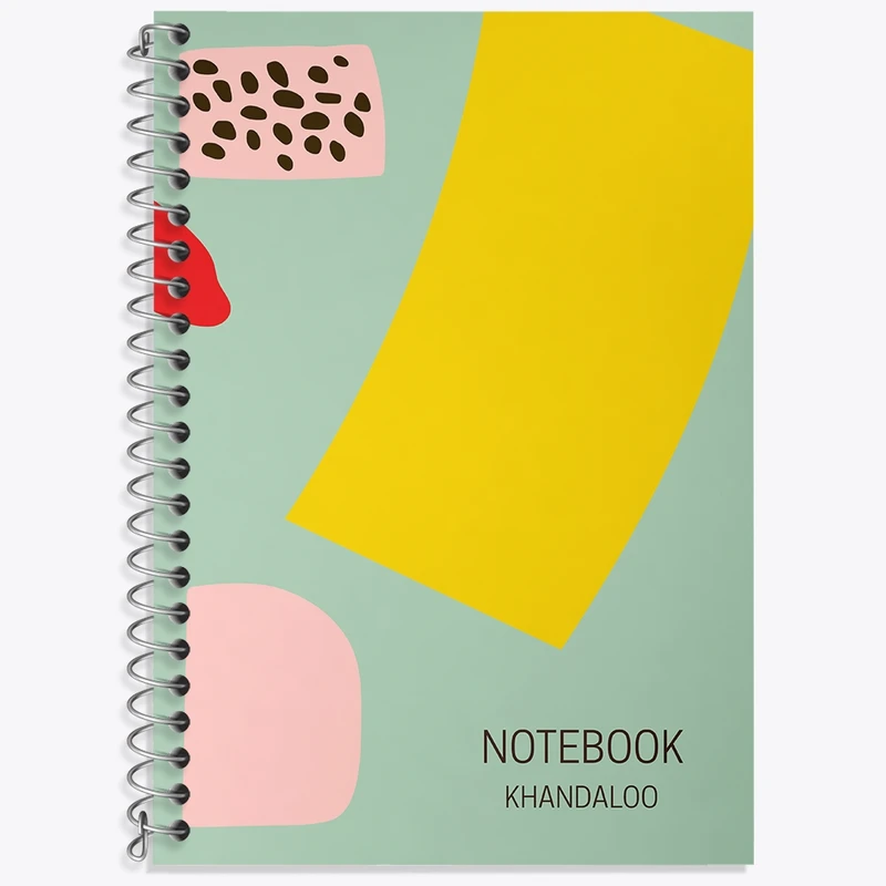 دفتر لغت 50 برگ خندالو طرح انتزاعی کد N151