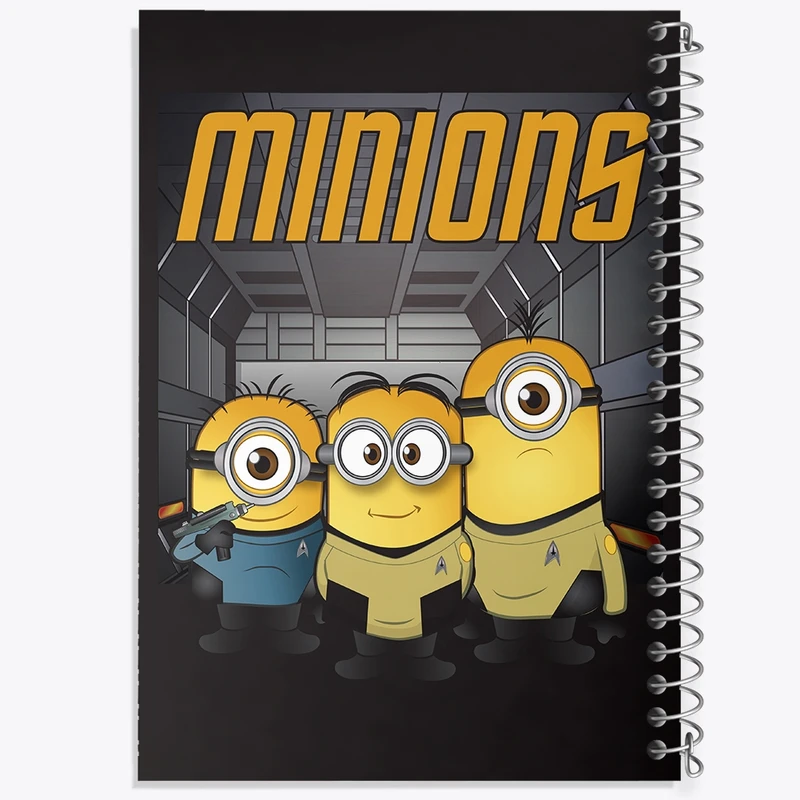 دفتر مشق 100 برگ خندالو طرح مینیون ها (Minions) کد F2192