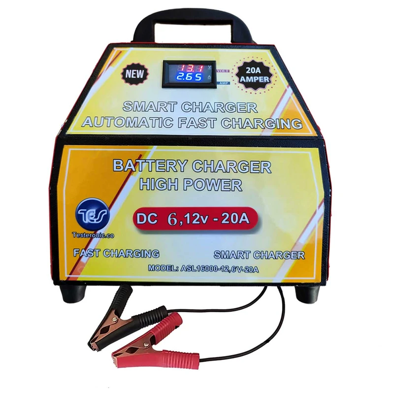 شارژر باتری خودرو مدل Asl16000pro,12v-6v,20A