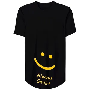 تی شرت لانگ آستین کوتاه مردانه مدل Always Smile کد MH67