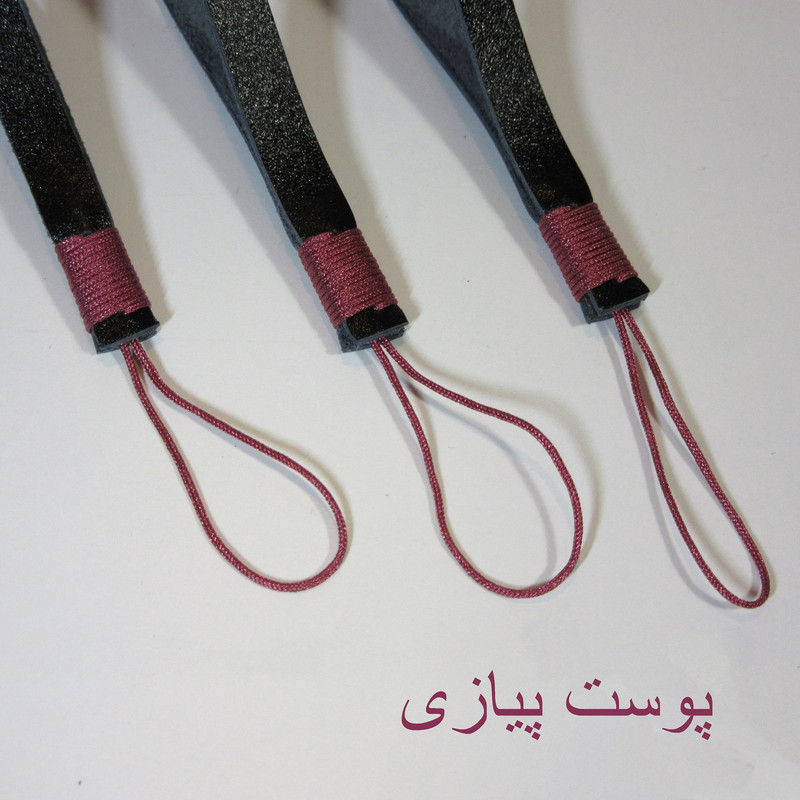 بند نگهدارنده فلش مموری مدل چرمی انگشتی کد B3 بسته سه عددی