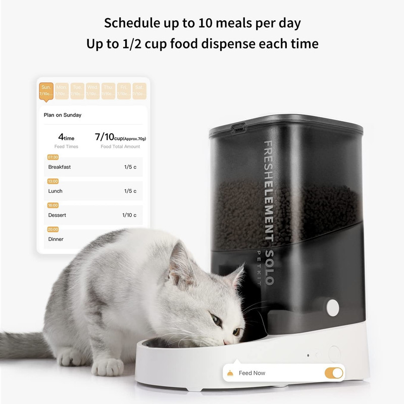 ظرف غذا اتوماتیک سگ و گربه پت کید مدل p570