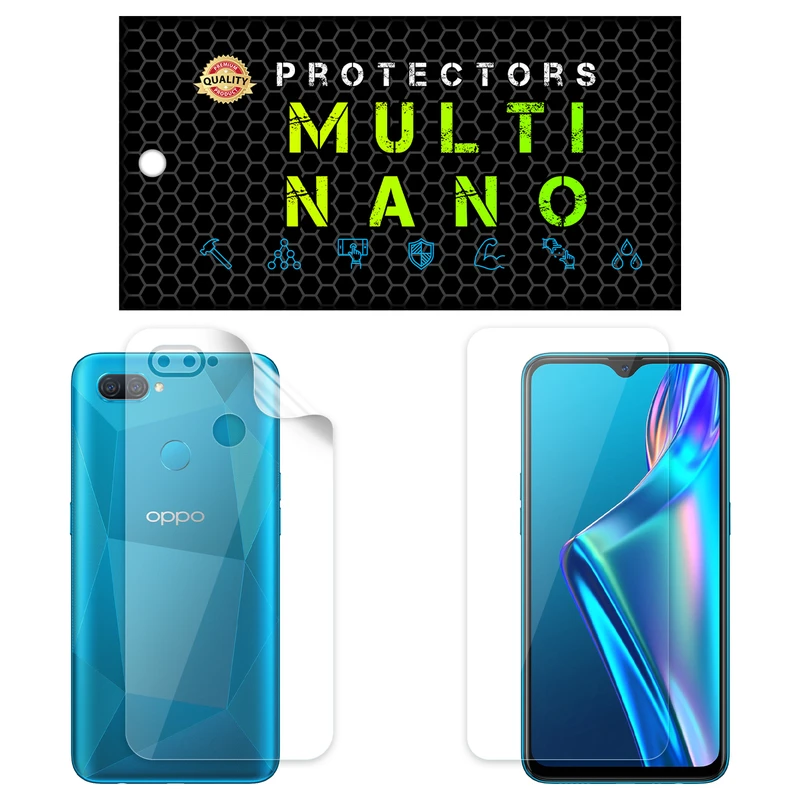 محافظ صفحه نمایش مولتی نانو مدل X-SFT مناسب برای گوشی موبایل اوپو A11K به همراه محافظ پشت