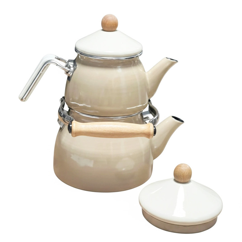 کتری و قوری شاهین مدل BEJ-PRL گنجایش کتری 2.1 لیتر گنجایش قوری 1.1 لیتر