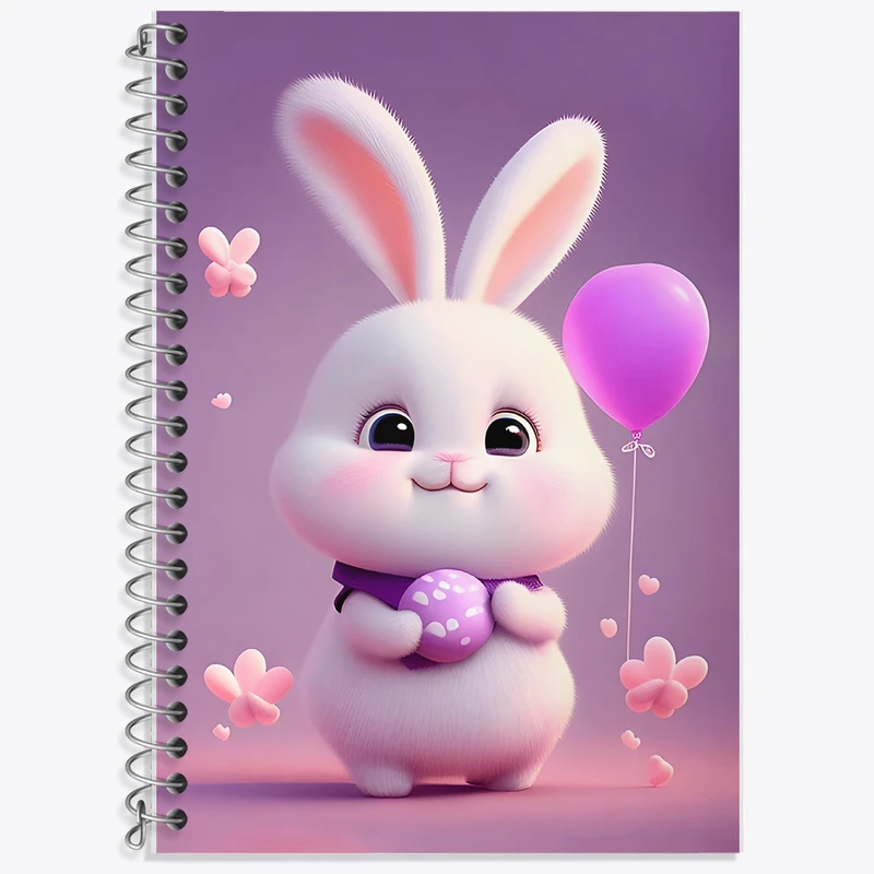 دفتر لغت 50 برگ خندالو طرح خرگوش بامزه کد F5756