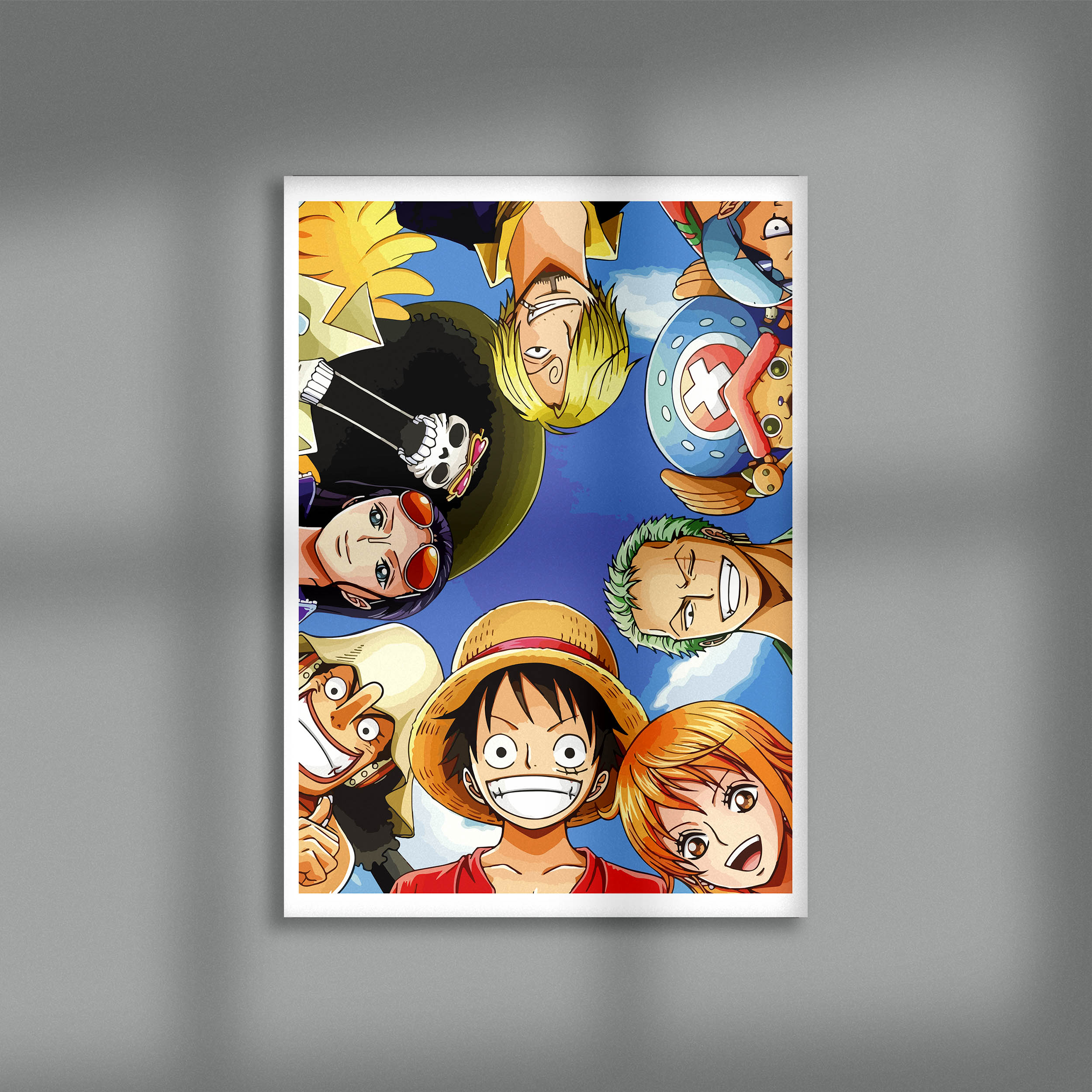 ✓ خرید آنلاین و قیمت تابلو شاسی مدل انیمه وان پیس کد one piece-el01 [1403]  | وکسی