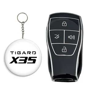 کاور ریموت و سوئیچ خودرو کالانیکس مدل COV-TIGARDLAK-10825  مناسب برای تیگارد X35 به همراه جاسوئیچی