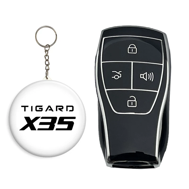 کاور ریموت و سوئیچ خودرو کالانیکس مدل COV-TIGARDLAK-10825  مناسب برای تیگارد X35 به همراه جاسوئیچی