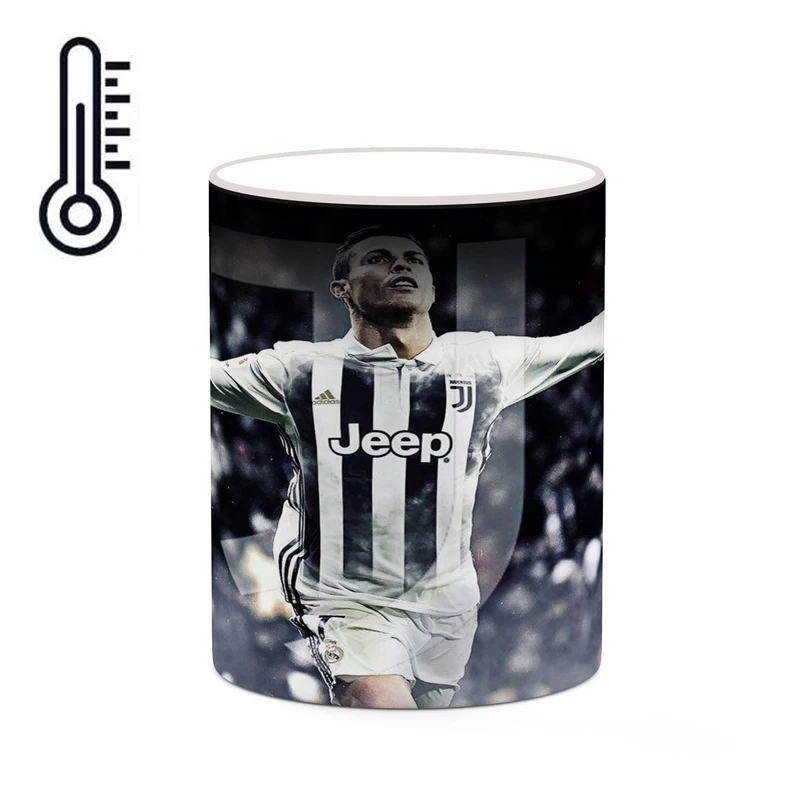 ماگ حرارتی کاکتی طرح Ronaldo رونالدو مدل mgh43176