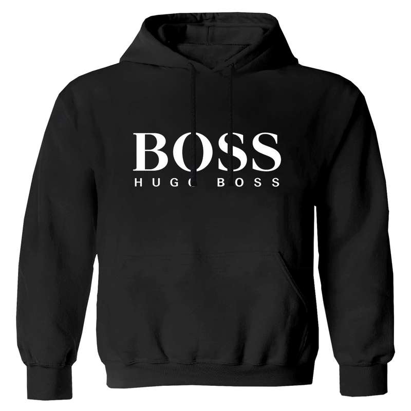 هودی پسرانه مدل F25 BOSS رنگ مشکی 